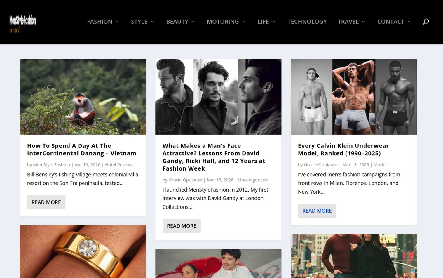 Men Style Fashion, men's style magazine website